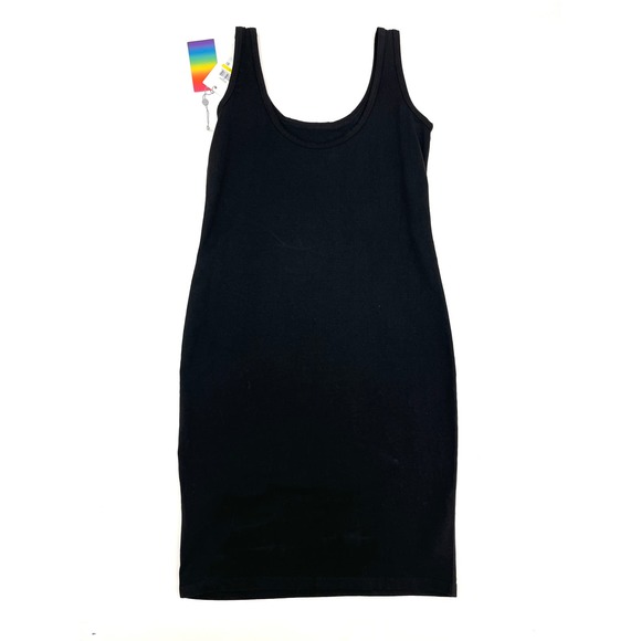 DKNY SPORT Pride Rainbow Black Logo Tank Dress NWT - Picture 4 of 7